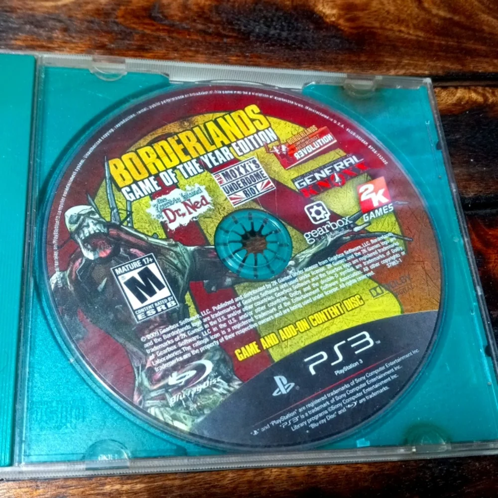 G-19 PS3 BLACK LABEL-Borderlands - game of the year edition game